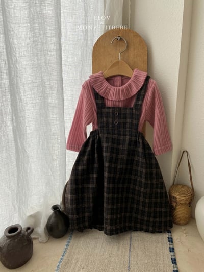 Monpetitbebe09｜(70cm-110cm) 復古吊帶洋裝8