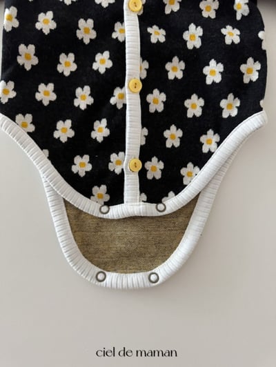 Cieldemaman｜(3-15m) 春天花朵包屁衣9