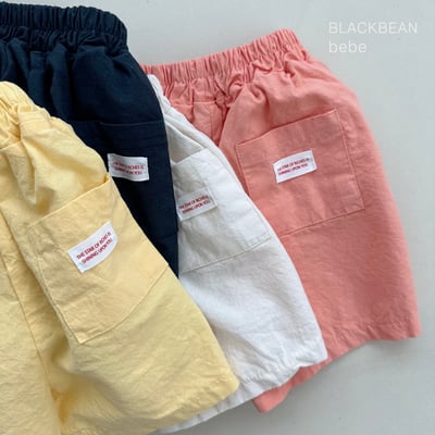 BEAN06｜(65-120cm) 素面口袋短褲2