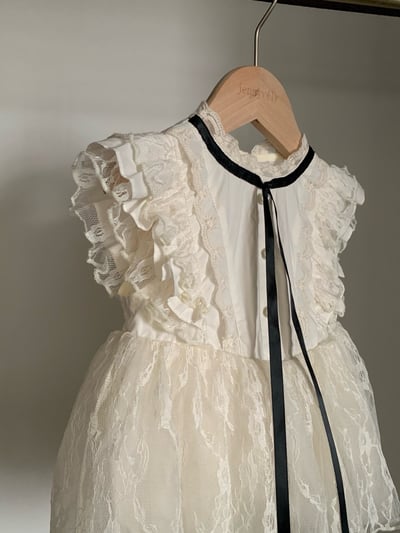 JE59｜(66-90cm) 蕾絲綁帶洋裝包屁衣22