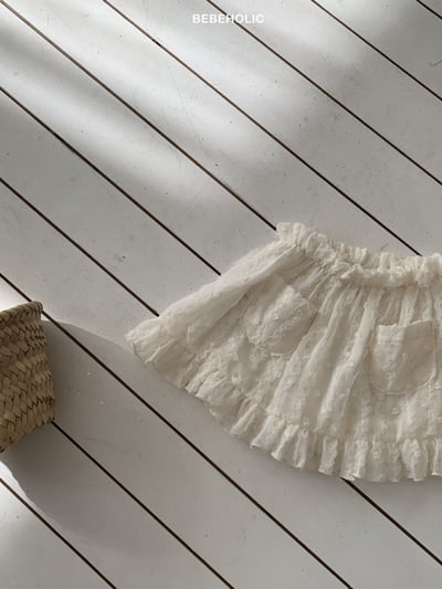 Bebe holic46｜(3m-18m) 法式層次蕾絲裙16