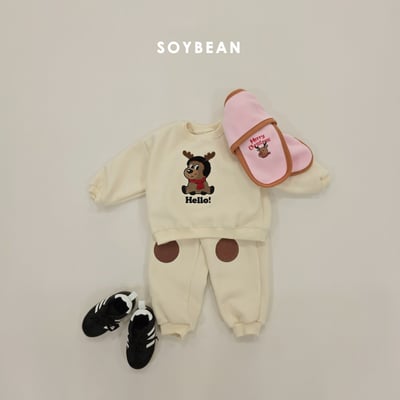 Soybean24｜(75cm-118cm) 麋鹿印花休閒套裝13