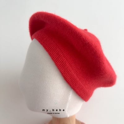 my_bebe37｜(12m~4y) 素面貝蕾帽2