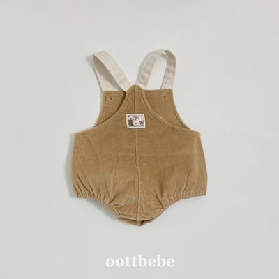 Oottbebe71｜(0m-12m)  冬季燈芯絨吊帶包屁衣11