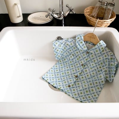 M-KIDS04｜(65-115cm) 印花襯衫5