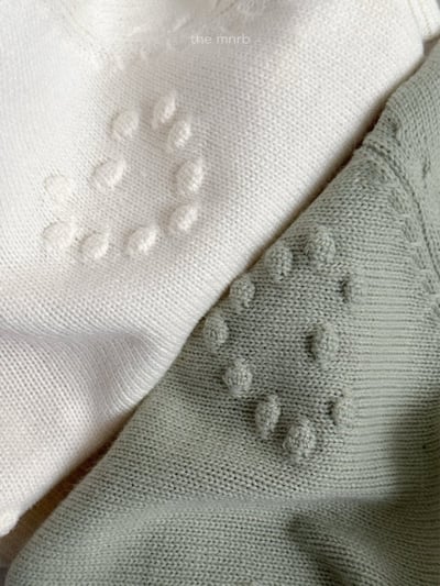 MiniRobe52｜(70-110) 愛心針織衫上衣2