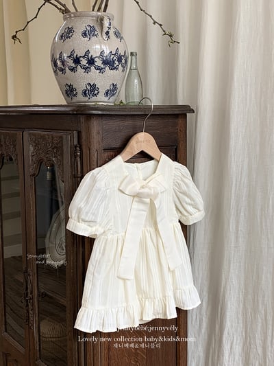 JE13｜(66-120cm) 蝴蝶結緞帶包屁洋裝20