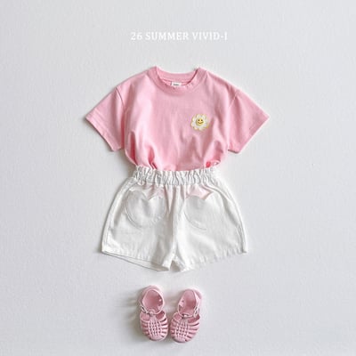 vivid98｜(78cm-125cm) 3款愛心造型口袋短褲12