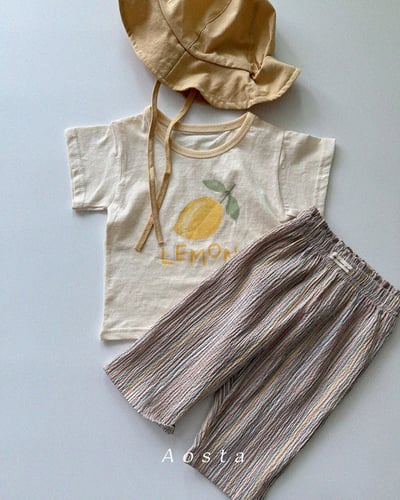 AOSTA28｜(6m-5y) 2款檸檬桃子上衣9