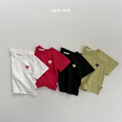 lala land58｜(75-120cm) 4色經典LOGO愛心上衣14