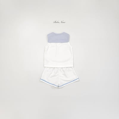 bebe nine13  (65cm-115cm) 2色翻領無袖套裝4