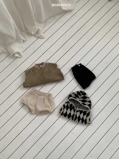 Bebe holic51｜(3m-18m) 素面針織短褲5