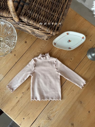 Marron 07｜(1y-6y) 經典捲邊上衣5