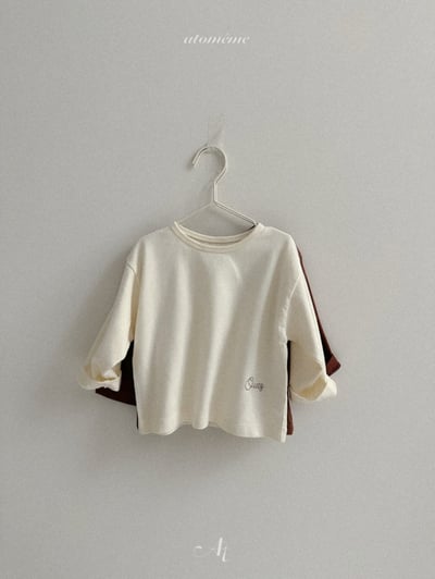 Atomeme28｜(70cm-110cm) 簡約素面棉質上衣12