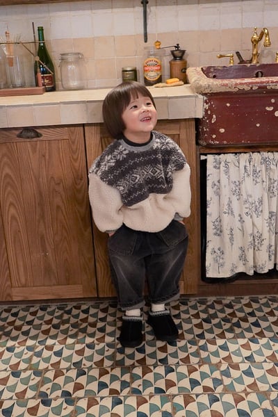 onu 29｜(70cm-115cm) 北歐印花刷毛上衣24