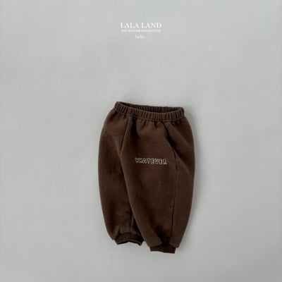 lala land20｜(60cm-83cm) 3色印花刷毛束口褲22