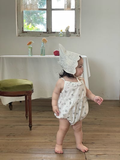 JE54｜(66-100cm) 清新碎花細肩包屁衣/套裝14