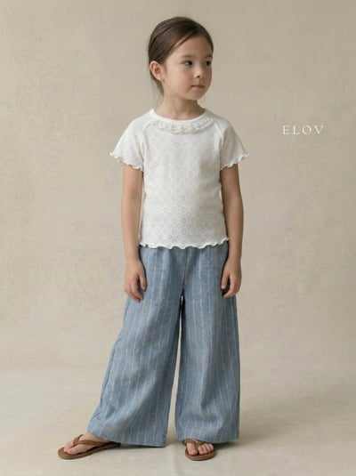 Mon petit13｜(73-118cm) 愛心透氣蕾絲上衣8