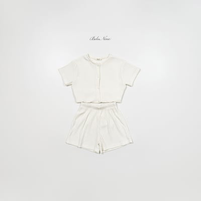 bebe nine26  (65cm-115cm) 2色鈕釦開衫套裝6