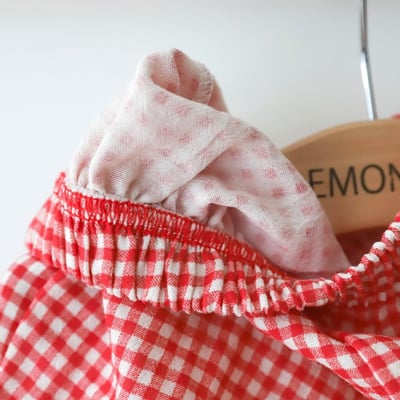 LEMONADE18｜(55cm-85cm) 4色格紋束口褲7