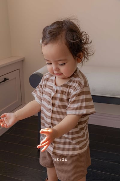 M-KIDS21｜(65-115cm) 條紋小標套裝15