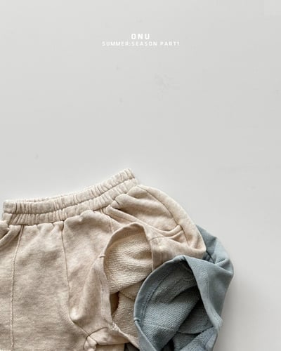 onu23｜(70cm-115cm) 壓線毛圈短褲3