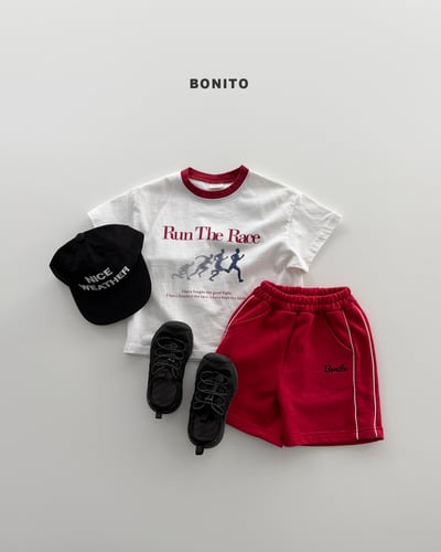 Bonito41｜(75cm-125cm) 2色運動賽跑上衣4