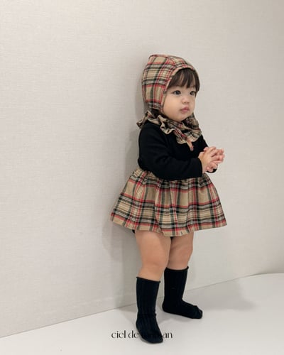 Cieldemaman15｜(3M~15M)  2色瑪麗格子連身裙18