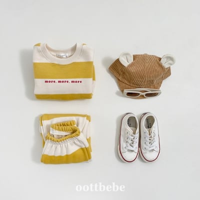 Oottbebe58｜(1y-7y)   條紋拼色套裝8