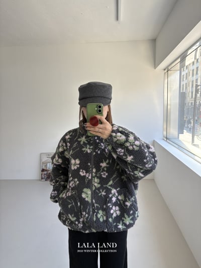 lala land82｜(mom) 2色磨毛刷毛直筒微寬褲7