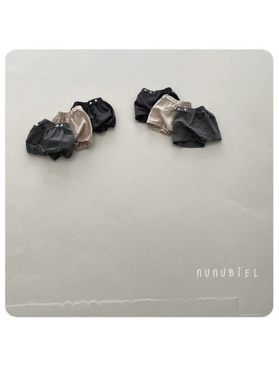 NUNU BIEL03｜(65-115cm) 鈕釦側口袋短褲5