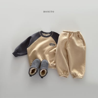 Bonito54｜(75cm-125cm) 撞色休閒上衣5