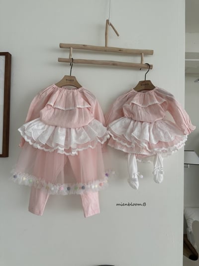 Bloom.b21｜(0m-7y) 層次荷葉襯衫3