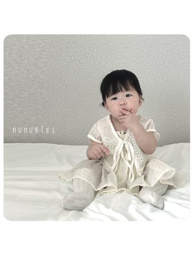 NUNU BIEL12｜(75-115cm) 鏤空荷葉小外套9