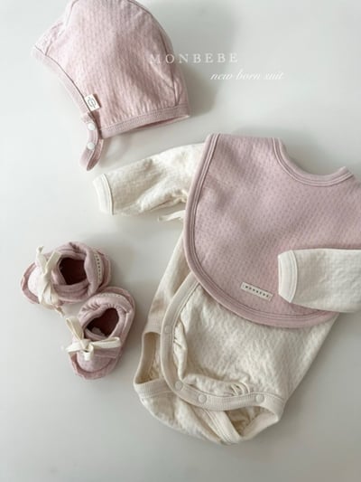 MONBEBE26｜(free) 新生兒軟底鞋9