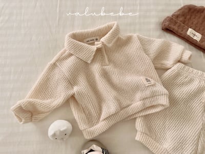 Valubebe17｜(65-90) 針織有領上衣13