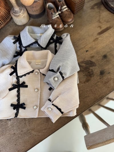 Marron54｜(1y-6y) 古典蕾絲滾邊套裝10