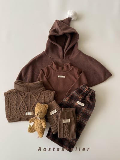 AOSTA31｜(6m-5y) 格紋直筒長褲21