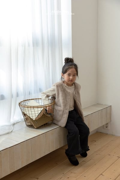 ALADIN12｜(75cm-114cm) 荷葉邊直筒長褲3