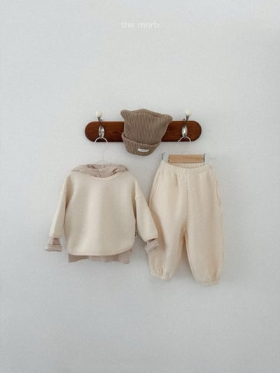 MiniRobe43｜(70-110) 春日壓紋縮口褲9