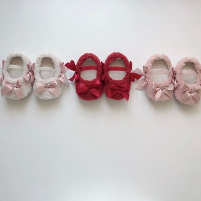 毛毛蝴蝶結學步鞋7