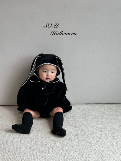 SO.U23｜(12m-18m)  絨毛翻領包屁衣10