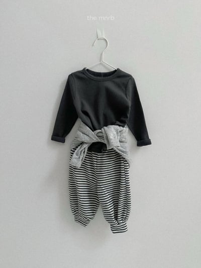 MiniRobe54｜(70-110) 素面羅紋上衣9