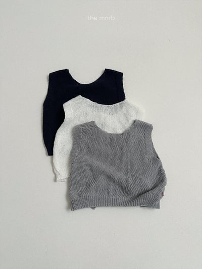 MiniRobe22｜(70-110) 針織排扣背心8
