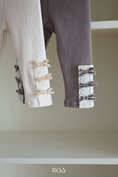 ROA21｜(80cm-120cm) 2色蝴蝶結內搭棉褲7