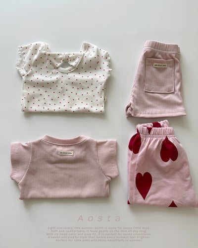 AOSTA55｜(6m-5y) 3款緞帶木耳邊上衣13