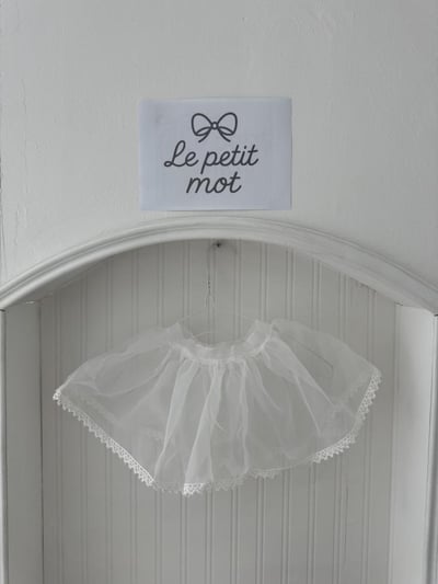 LePetitmot21｜(80-125cm) 蕾絲芭蕾舞襯裙1