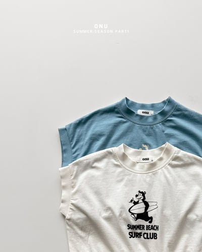 onu16｜(70cm-115cm) 衝浪印花熊短上衣3