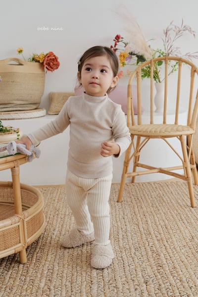 bebe nine26 (65cm-115cm) 3色磨毛立領上衣11