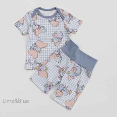 LIME&BLUE02｜(55-118cm MOM )  迪士尼親子居家服19